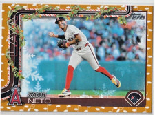 2025 Topps Series 1 Celebration - Zach Neto Confetti Parallel #282 Angels