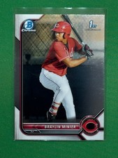 2022 Bowman Baseball 1st Bowman Chrome Prospects #BCP-93 Braylin Minier