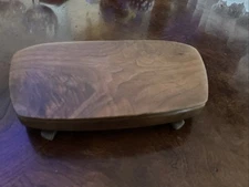 Thom & Sue Kellam Studios Hinged Jewelry Box Walnut (?) 10 x 4-3/4  XLNT NICE