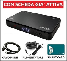 Decoder Satellitare Tivusat HD Ricevitore Con Scheda Smartcard Inclusa Attiva !#