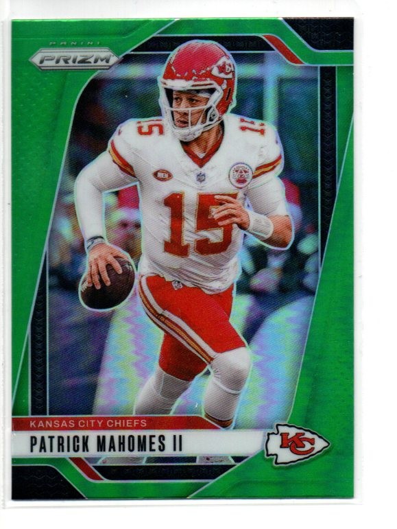 2024 Panini Prizm - Patrick Mahomes II #138 Green Prizm Goat!!