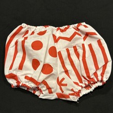 Vintage Grace Baby Diaper Cover Red White Stripes XL USA Made A33
