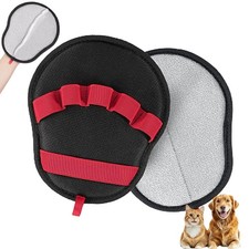 1 Pack Pet Hair Removal Glove with upgraded electrostatic tech for 1 PC, red