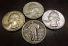 90% Silver Quarters – $1 Face Value (4 Coins) – Pre-1965 Junk Silver – Free Ship