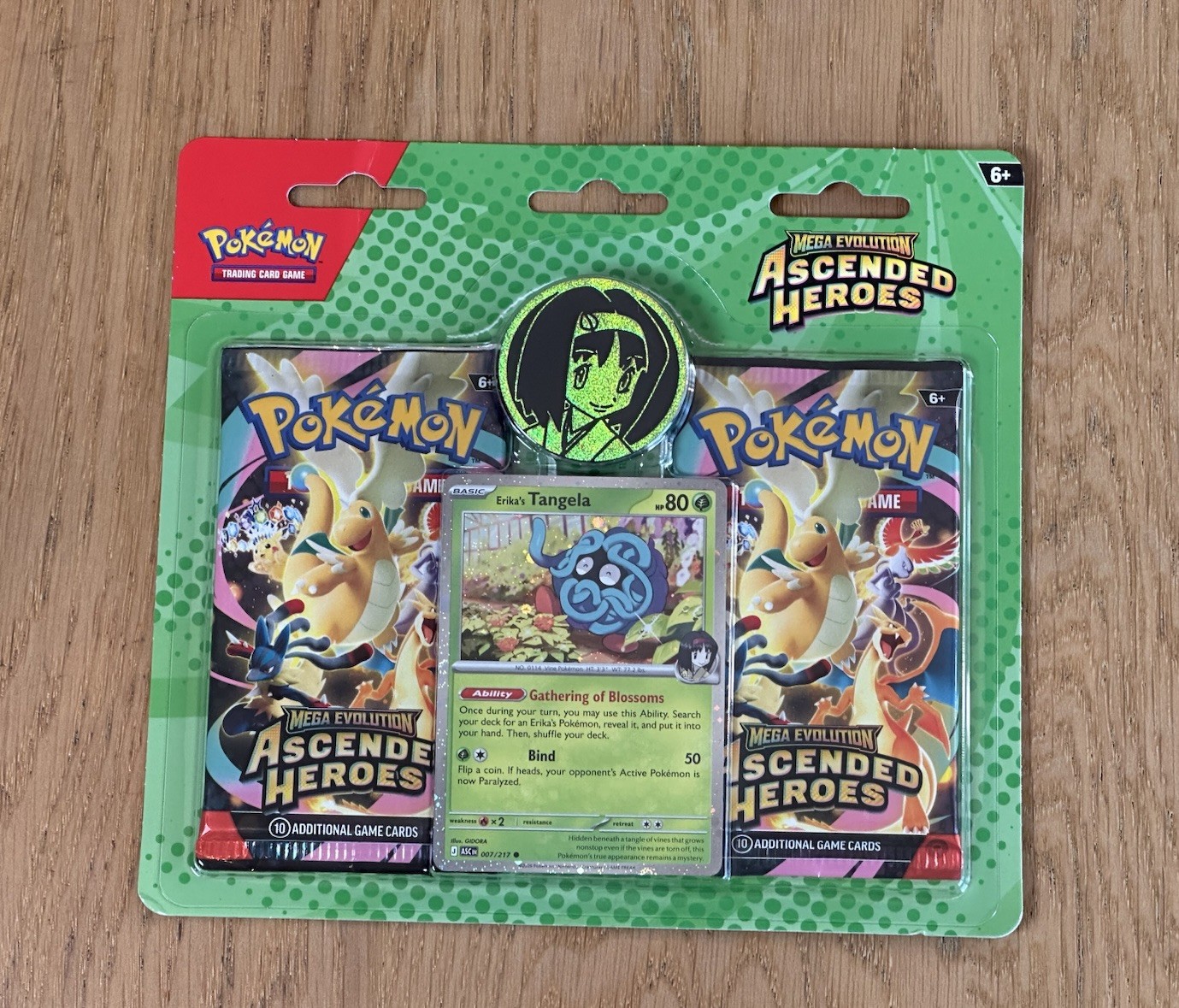 Pokemon Ascended Heroes - Tangela 2-Pack Booster Blister Factory Sealed