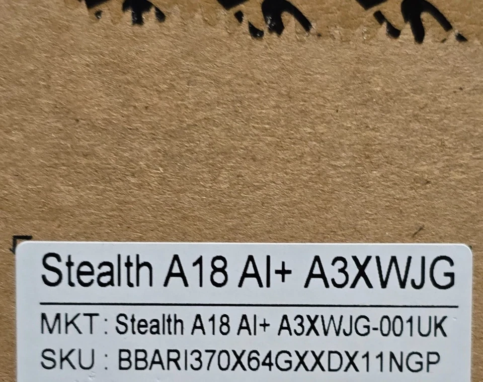 MSI Stealth A18 Ryzen AI 9 HX 370 RTX 5090 64GB 2TB 4K 120Hz MiniLED Laptop - Image 3 of 4