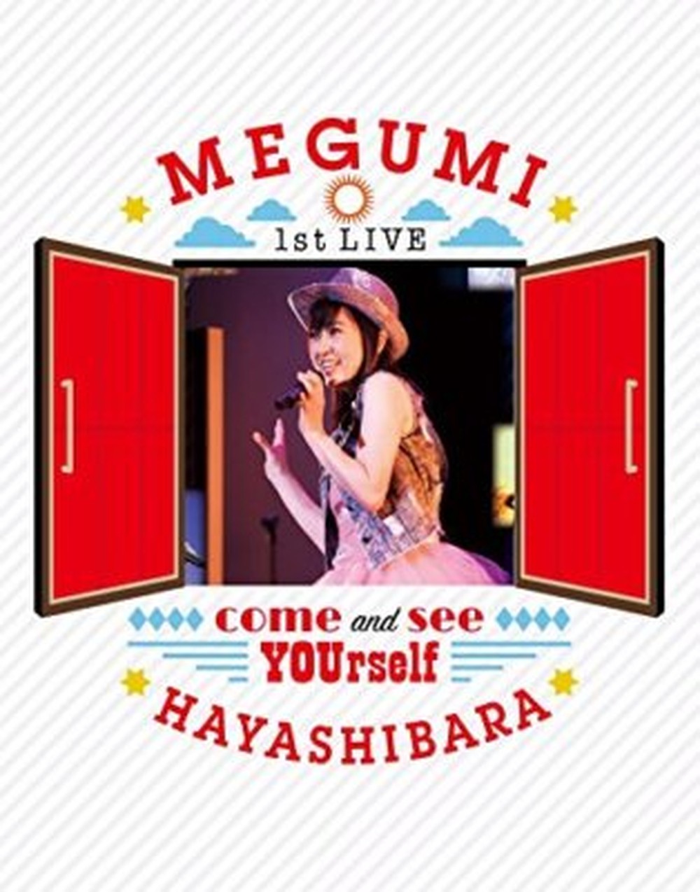MEGUMI HAYASHIBARA-1ST LIVE -ANATA NI AINI KITE--JAPAN BLU-RAY+BOOK Japan
