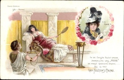 Litho Reklame, Van Houten's Cacao, Anno Domini, Rome - 4070279