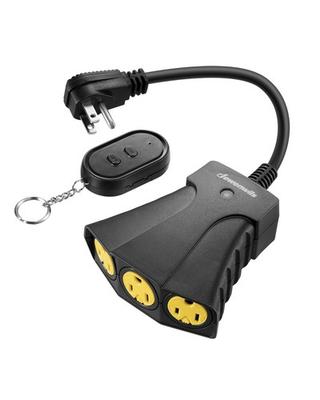 #ad DEWENWILS Wireless Remote Control Electrical Outlet Switch for Christmas Lights $14.99