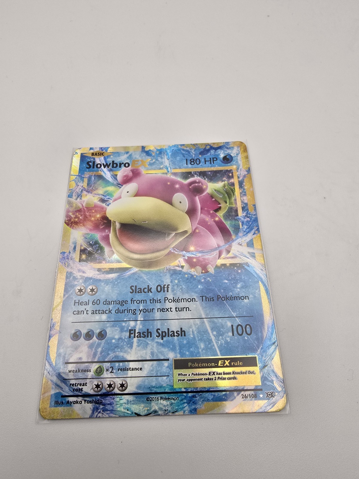 Pokemon Card - Slowbro EX (26/108) - XY Evolutions Holo Ultra Rare  
