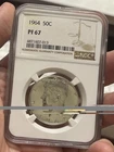 1964 50c JFK Kennedy Half Dollar Proof Coin NGC PF67