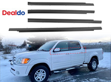 4pcs Window Molding Weatherstrip For Toyota Tundra 2000 2006 Door Trim Seal 4pcs Window Molding Weatherstrip For Toyota Tundra 2000 2006 Door Trim Seal