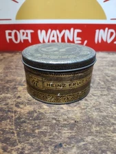 Rare HJ Heinz 57 Fruit Cake Tin Pittsburgh London Toronto Company Small One 