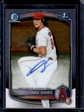 2025 Bowman Draft #CPA-CS Chase Shores Chrome Prospect Autographs