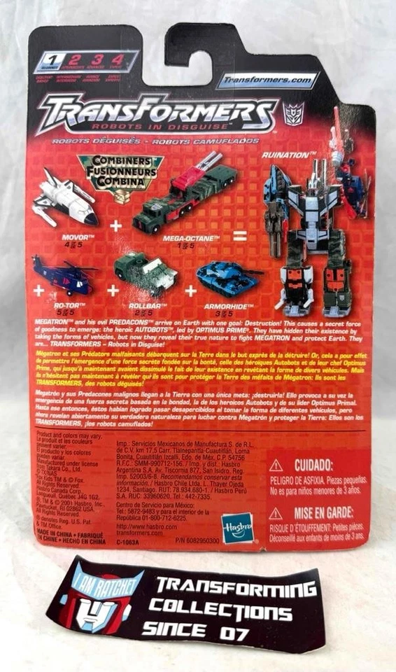 Transformers Robots In Disguise RID Combiner Armorhide for Ruination MOSC - Image 2 of 2