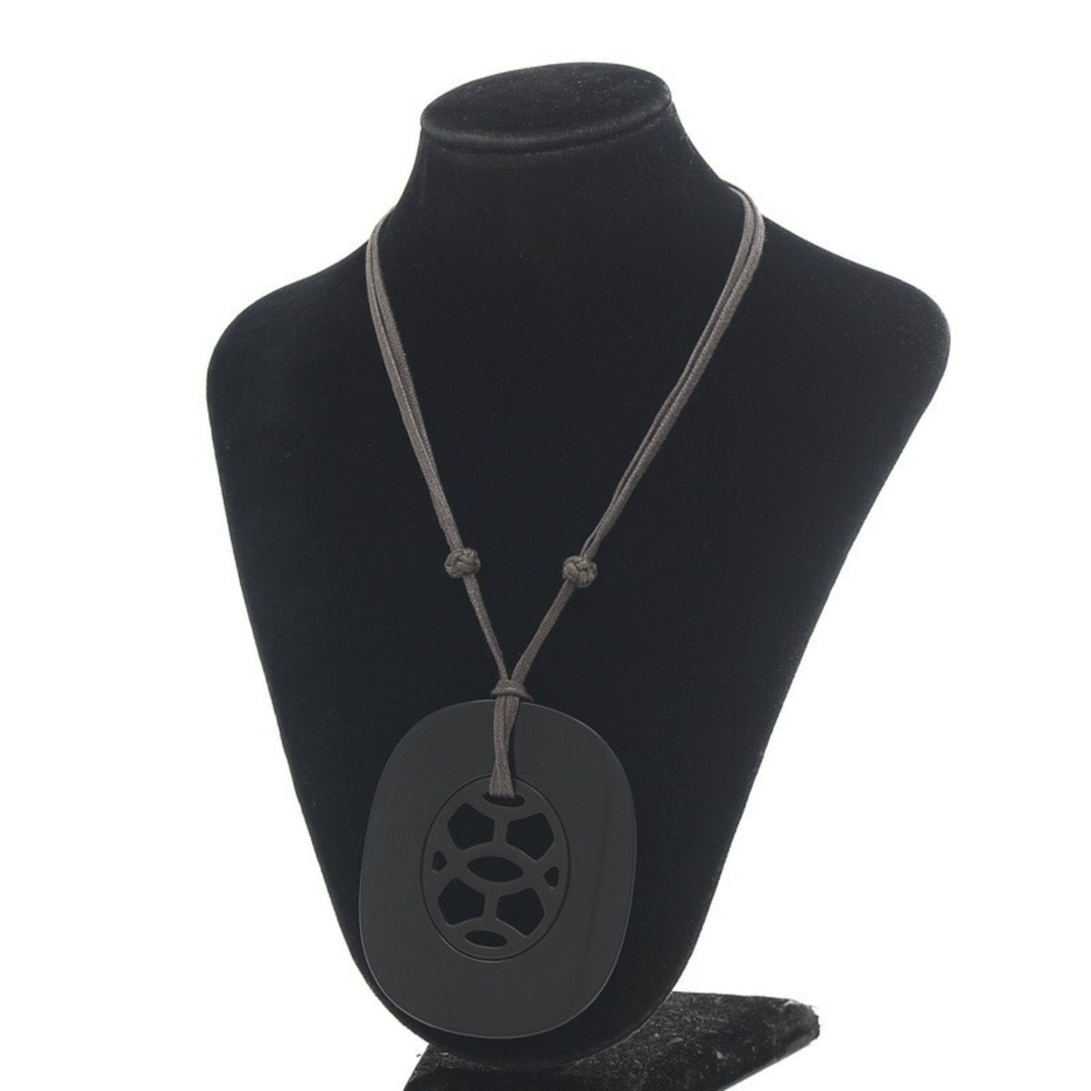 Hermes Lift GM Necklace Lacquer Wood Black GZl14499 | eBay