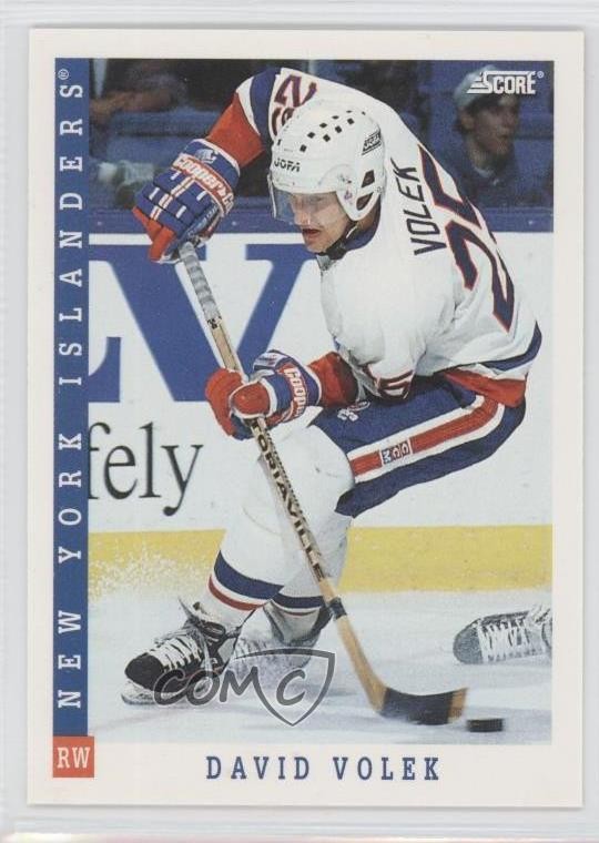 1993-94 Score American David Volek #495 1u7