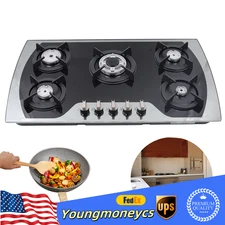 5 Burners Gas Stove Built-In Kitchen Lpg / Ng Gas Cooking Hob Cooktop Stove