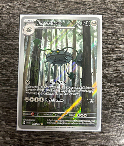 Ferrothorn 149/086 SV White Flare Illustration Rare Holo ENG