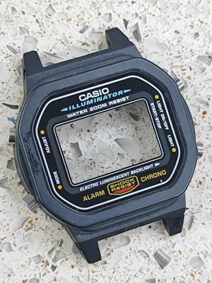 Original CASIO CASE Casio G-Shock DW 5600 Mod Black PVD  NOS