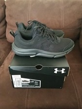 Under Armour Boys Assert 10 AC 3026182-002 Black Lace Up Shoes Size US 5.5Y