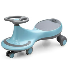 Wiggle Car Ride-on Toy w/ Flashing Wheels for Toddlers  Kids