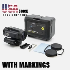 JULIET 5X Magnifier Scope Flip to Side QD Absolute Co-Witness Lower Third Mount