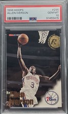 Allen Iverson | 1996 Hoops #295 | PSA 10 | Rookie Card!. rookie card picture