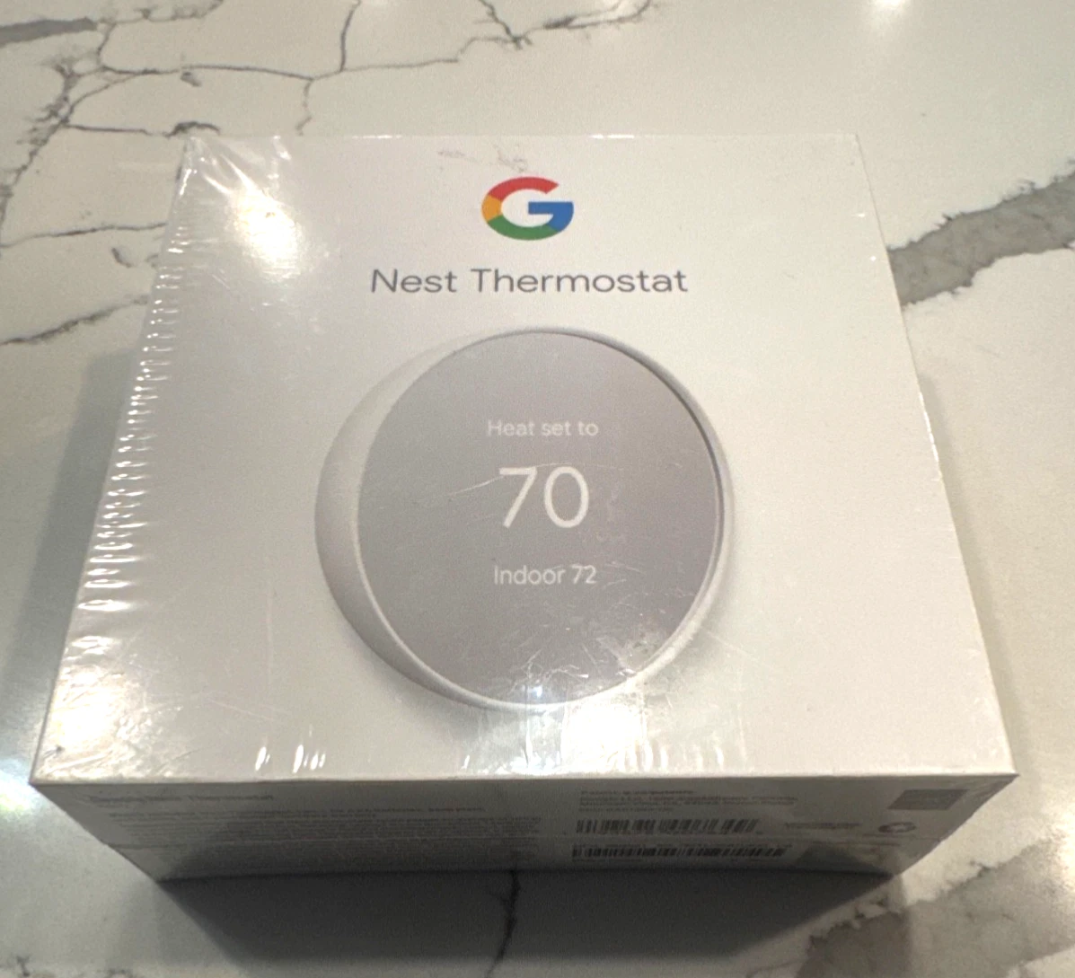 Google G4CVZ Nest Smart Thermostat 4th Generation Snow Factory Sealed GA01334-US
