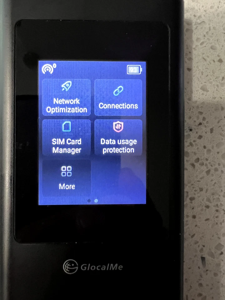 GlocalMe Numen Air 5G Punto de acceso móvil Global Roaming-Libre WiFi portátil GLMU21A01 Foto 3 de 4