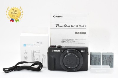 2Battery [NEAR MINT] Canon PowerShot G7 X Mark II ii 20.1MP Digital Camera JAPAN
