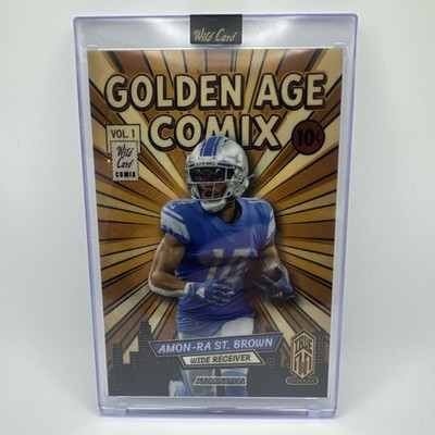 Amon-Ra St. Brown True 1/1 Golden Age Jumbo Mammoth Wild Card 2026