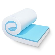 Upholstery Foam, 72" x 24" x 4" High Density Gel Memory Foam X X