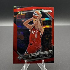 2025 Panini Prizm WNBA Elizabeth Kitley Red Pandora /199 SP Color Match Aces