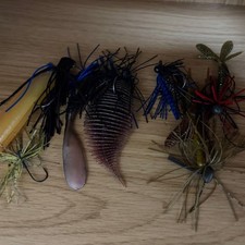 Retirement set for bass fishing, rubber jig