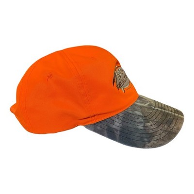Casquette De Chasse Realtree Blaze Orange/Camouflage - Taille Unique Réglable - Occasion