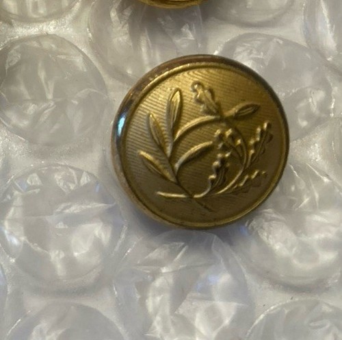 Set bottoni blazer Sporrongs Svezia rami incrociati ottone massiccio 8 per 2 bottoni - Foto 4 di 5