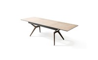 Esszimmertisch KüChentisch Ausziehbarer Design Modern Holz Grau Tisch