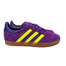 Adidas Originals Gazelle C Purple Solar Yellow Shoes JP7131 Youth Sizes 11K - 2