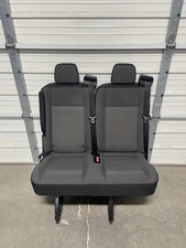 2015-2026 Ford Transit Oem Seat Dark Palazzo Cloth 36 Dual Passenger 2015-2026 Ford Transit Oem Seat Dark Palazzo Cloth 36 Dual Passenger