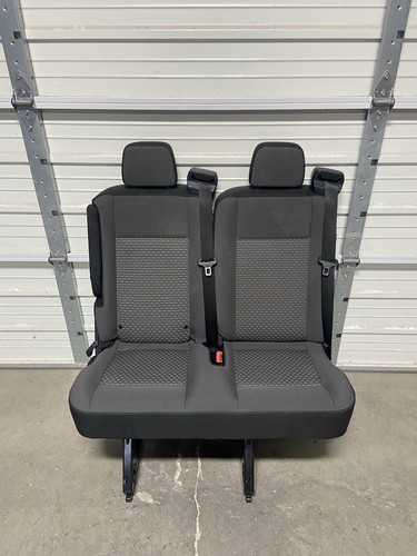 2015-2026 Ford Transit OEM Seat DARK PALAZZO Cloth; 36" Dual Passenger
