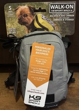K9 Sport Sack Walk-On Dog Carrier Backpack Size Small Gray up to 30lbs NEW