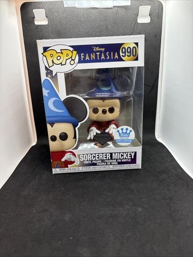 FUNKO Disney Fantasia 990 Sorcerer Mickey Mouse Diamond Exclusive With Protector