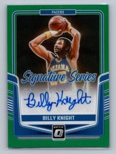 BILLY KNIGHT 2024-25 Optic Signature Series GREEN PRIZM AUTO /49 #SS-KNG Pacers
