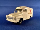 Vintage 1962 Lesney Matchbox Lomas Ambulence White Ext/Int Black Wheels 14C NICE
