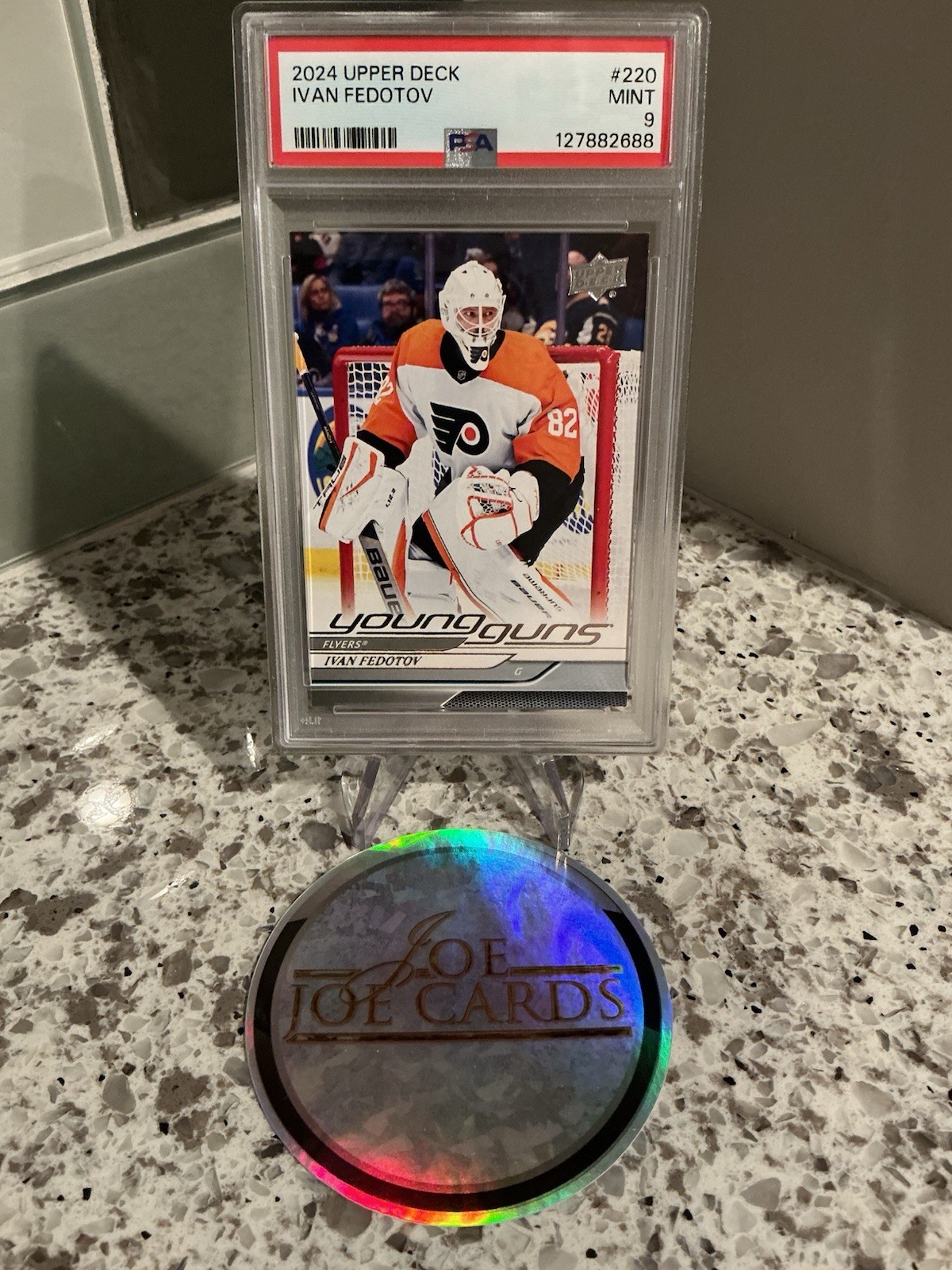 2024 UPPER DECK 220 IVAN FEDOTOV PSA 9 YOUNG GUNS ROOKIE CARD RC