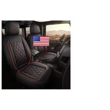 Mirozo Tacoma Front Seat Covers Leather Car Seat Covers Waterproof Truck Seat