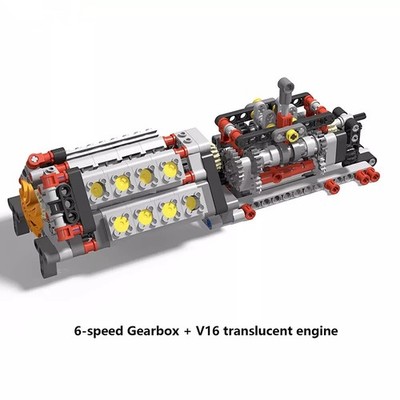 Technic Parts MOC Car Speed Gearbox Kit Set for Legoes Gear Axles Pins Brick Bag