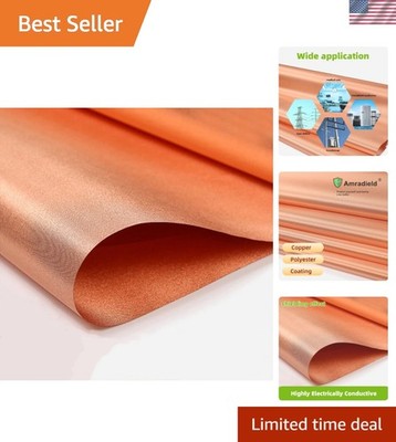 Golden Copper Fabric 39''x43'' for Effective Signal Reduction and DIY Projects
