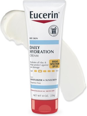Moisturizer & SPF 30 Sunscreen Cream to Protect Skin from Sun Damage (8oz)